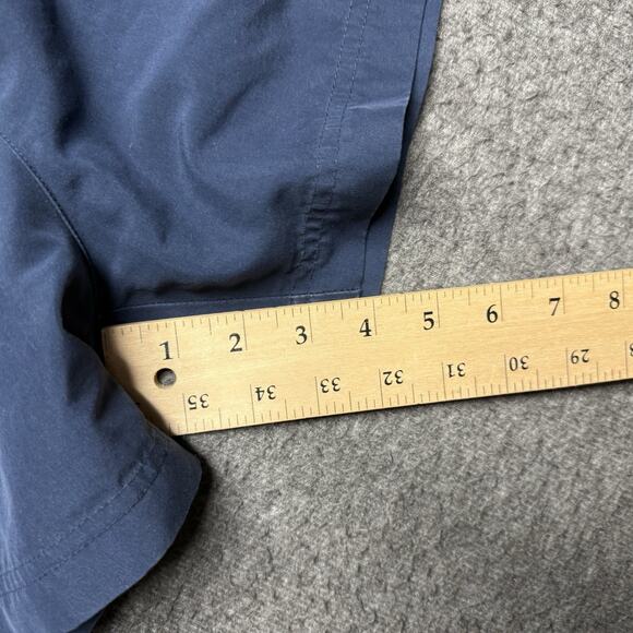 Vintage 90s Reebok Shorts Mens Large Navy Blue 4" Inseam Soccer Running Dad - Picture 6 of 7